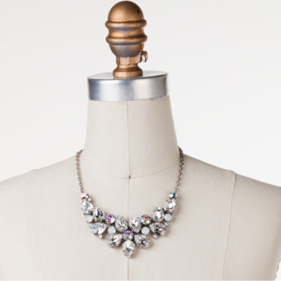Sorrelli Jewelry - Sorrelli Dare to Pear Statement Bib Necklace Clear & AE Swarovski Crystals $353